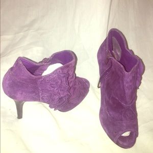 Brand New BAKERS SUEde Ruffled booties